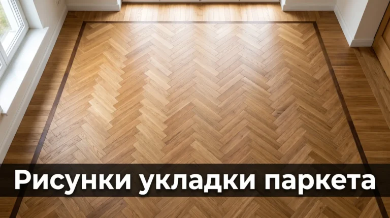 Рисунки укладки паркета: палуба, ёлочка, квадраты, плетёнка